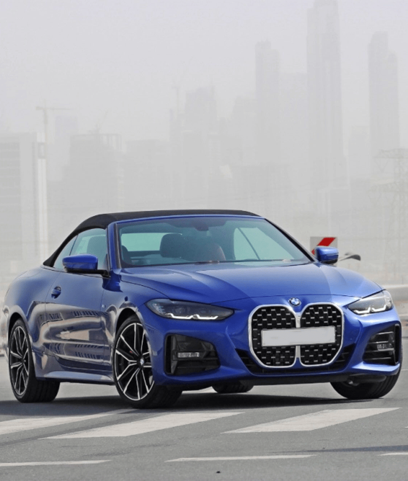 BMW 420i Convertible 2022 Blue
