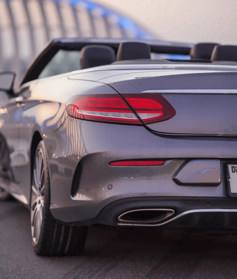 Mercedes C300 convertible 2021 Gray thumbnail 6