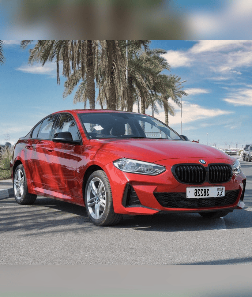 BMW 120I M Sport Version Red with Driver thumbnail 3