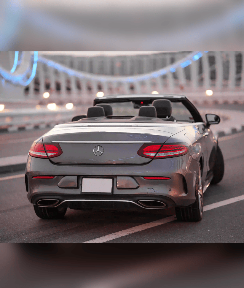 Mercedes C300 convertible 2021 Gray thumbnail 7
