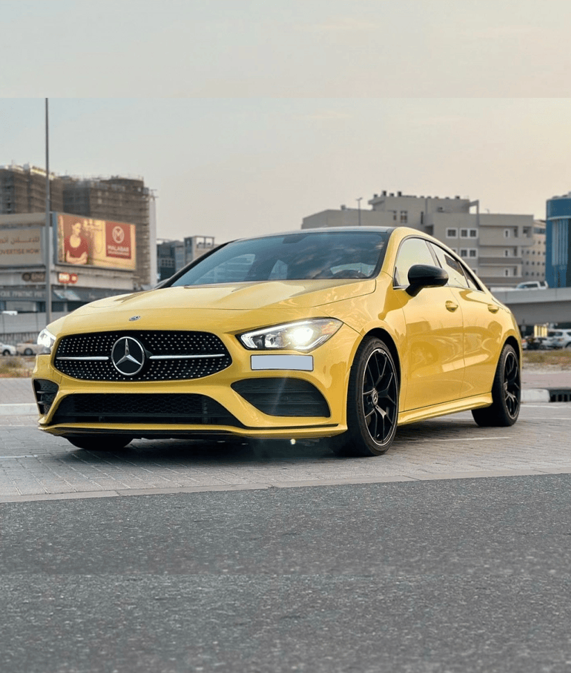 Mercedes Benz CLA 250 2022 Yellow thumbnail 2